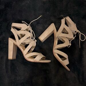 Taupe/Gray High Heels